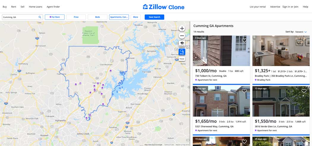 Zillow Clone